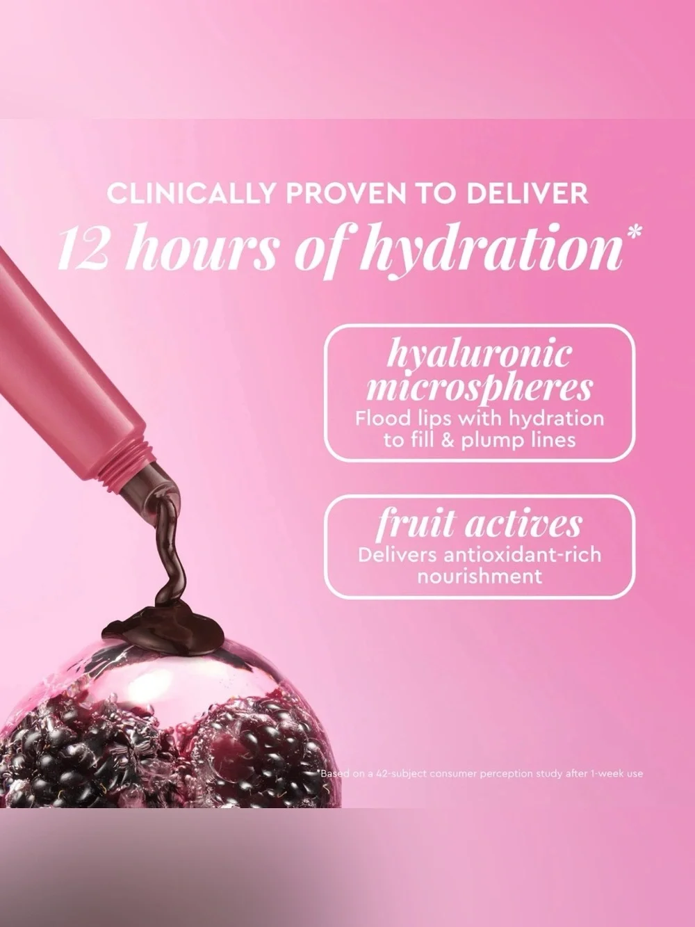Glow Recipe Glass Balm Lip Treatment for Shine & Hydration- Blackberry Bingsoo